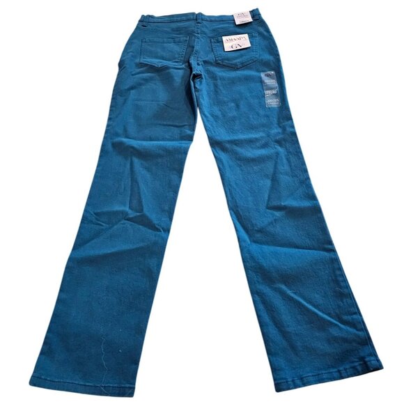 Gloria Vanderbilt Amanda Jeans Classic Rise Tapered Leg Stretch Blue Sz 4 NWT - Picture 6 of 14